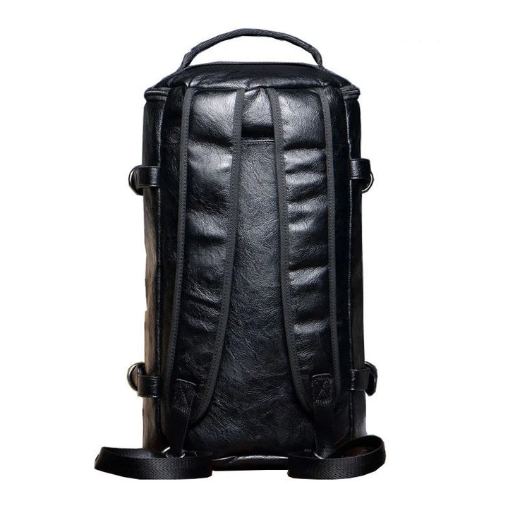 Vintage Voyager : Sac à dos noir élégant-Voyage Nomade