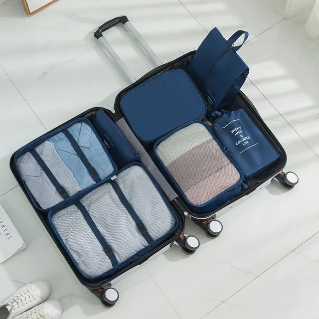 Ensemble de sacs de voyage Noir Bleu-Voyage Nomade